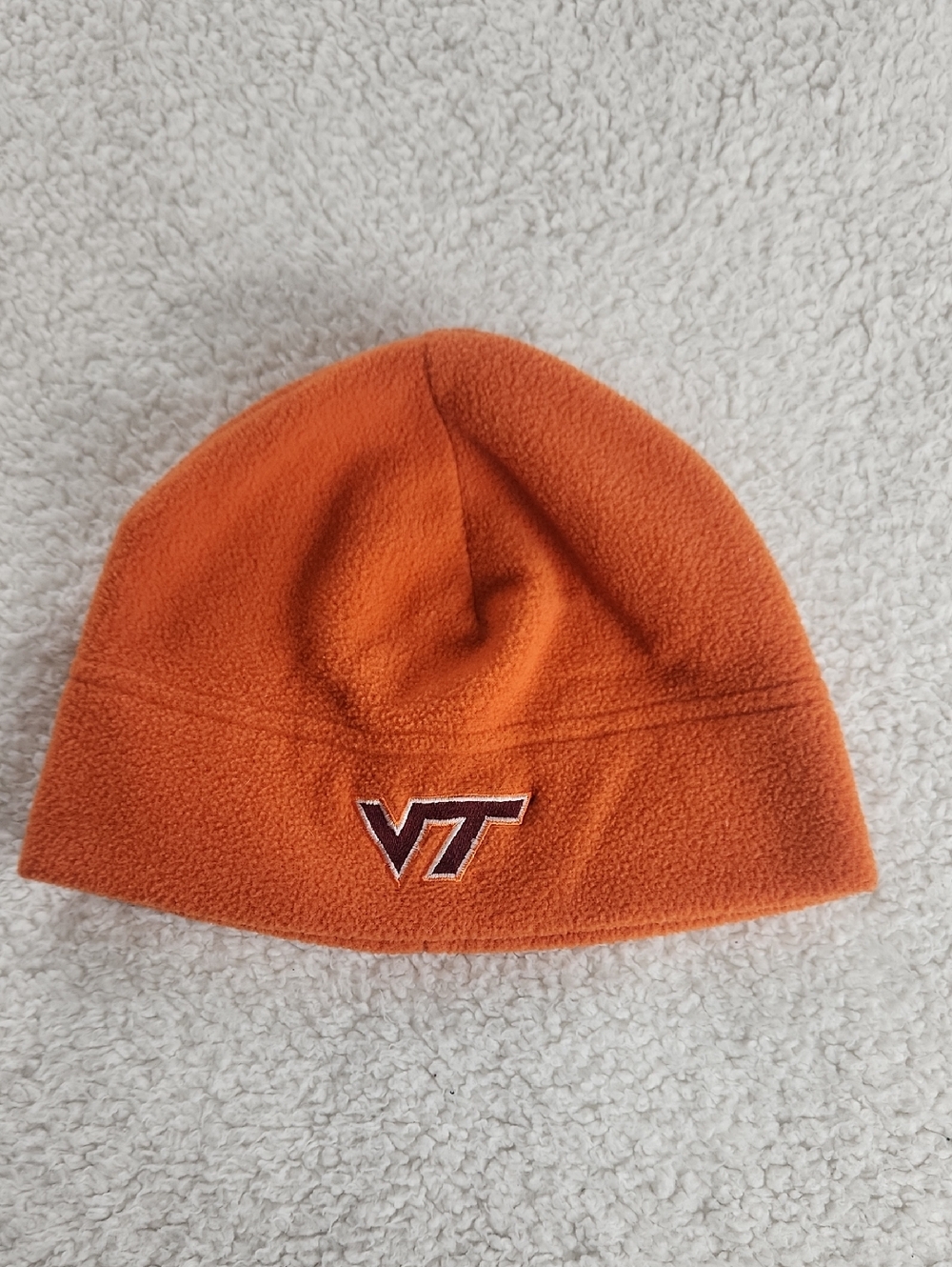 VT Orange Fleece Beanie
